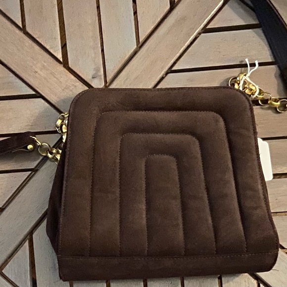 Vintage Jay Herbert by Sharif brown crossbody bag - Picture 7 of 8